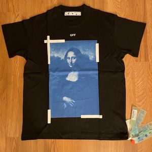 Off white monaLisa black t-shirt